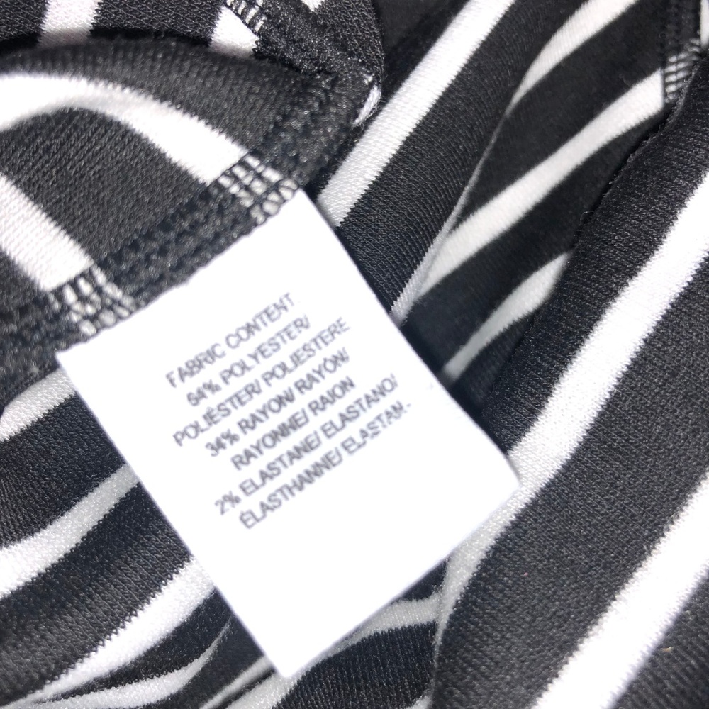 Derek Lam Striped Off-the-Shoulder Midi Dress - Picture 6 of 7
